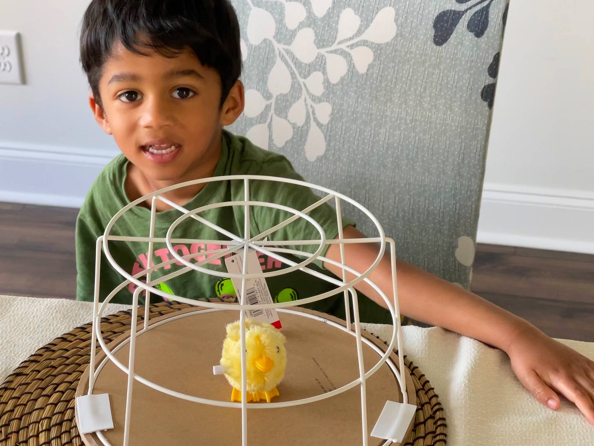 Riyansh joined the competition — help win amazing prizes! art, automotive_wheel_system, child, dessert, event, flooring, fun, leisure, person, play, room, smile, t_shirt, table, toddler