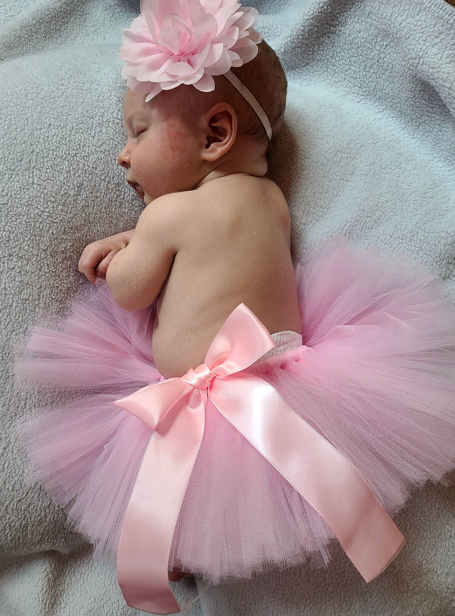 Ryder joined the competition — help win amazing prizes! baby, baby_toddler_clothing, ballet_tutu, bridal_accessory, child, costume_hat, day_dress, dress, embellishment, hair_accessory, happy, headband, headgear, headpiece, magenta, person, petal, pink, ruffle, toddler