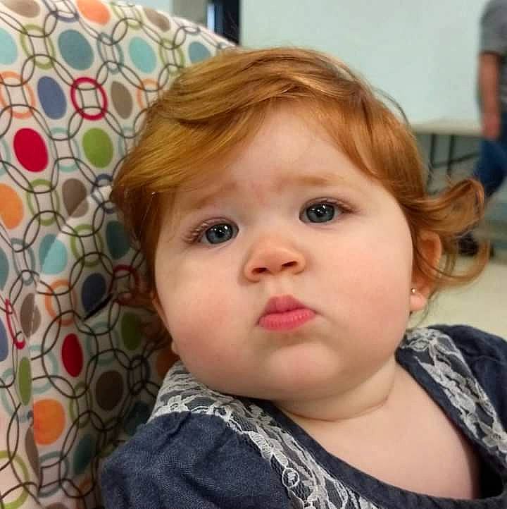 Rebecca joined the competition — help win amazing prizes! bangs, beauty, blond, brown_hair, cheek, child, ear, eye, eyelash, forehead, happy, iris, jaw, layered_hair, lip, nose, person, selfie, sitting, skin