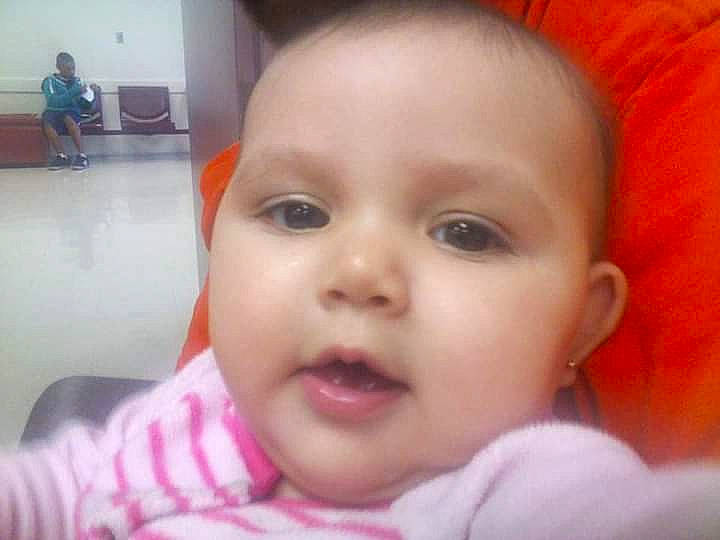 Danielle joined the competition — help win amazing prizes! baby, cheek, chin, close_up, ear, eyebrow, eyelash, finger, forehead, fun, gesture, hairstyle, happy, iris, lip, mouth, nose, person, skin, smile