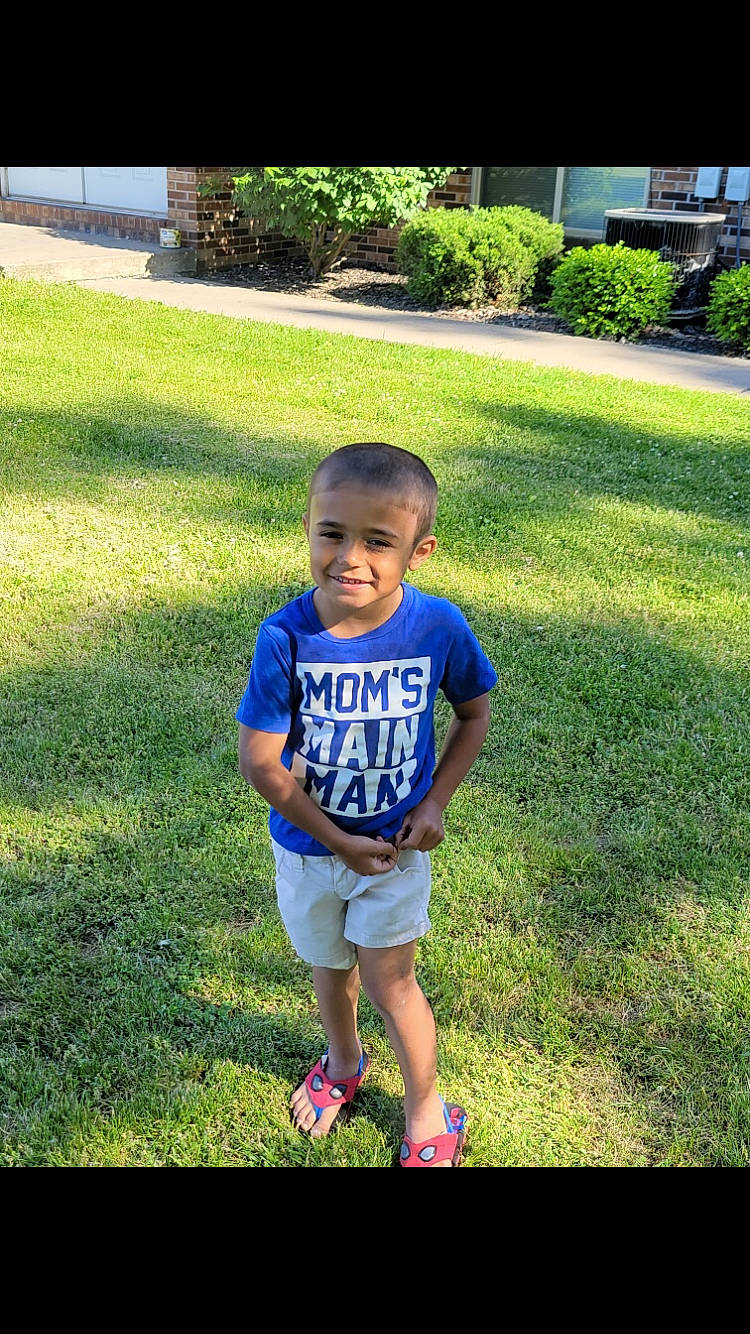 Julio joined the competition — help win amazing prizes! baby_toddler_clothing, cool, fun, grass, grass_family, grassland, green, happy, joy, leisure, light, mammal, people_in_nature, person, plant, public_space, recreation, shorts, smile, sunlight