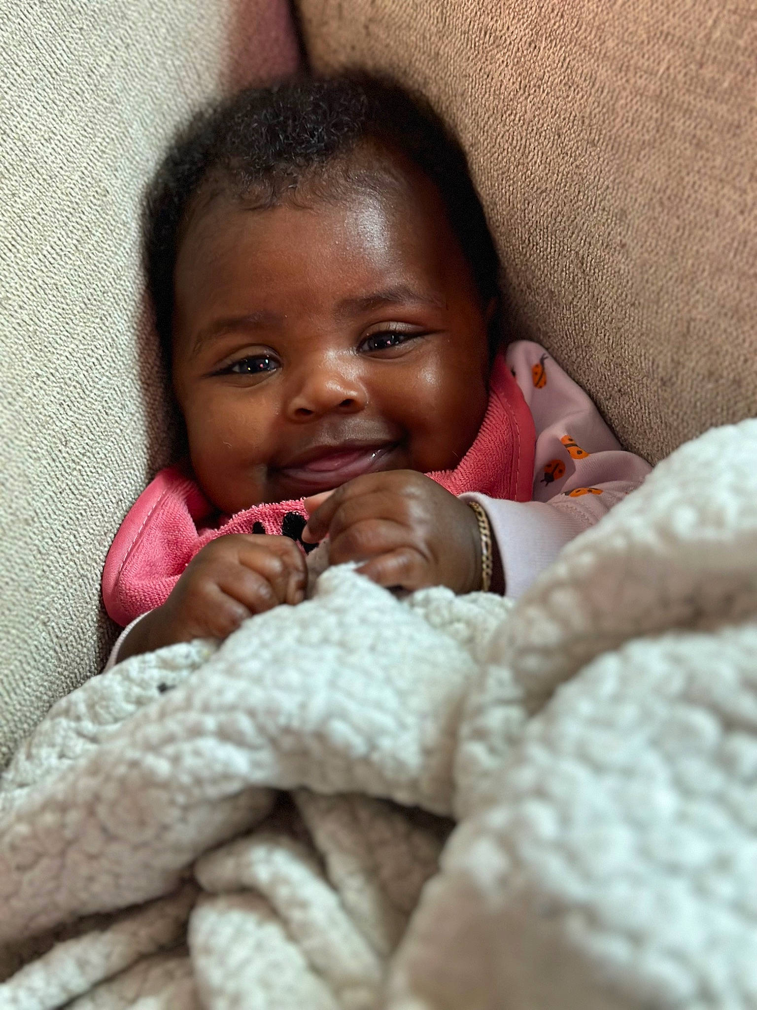 Joie Marie joined the competition — help win amazing prizes! arm, baby, cheek, chin, comfort, ear, eyebrow, finger, gesture, hand, happy, human, iris, lip, mouth, nose, person, skin, smile, thumb