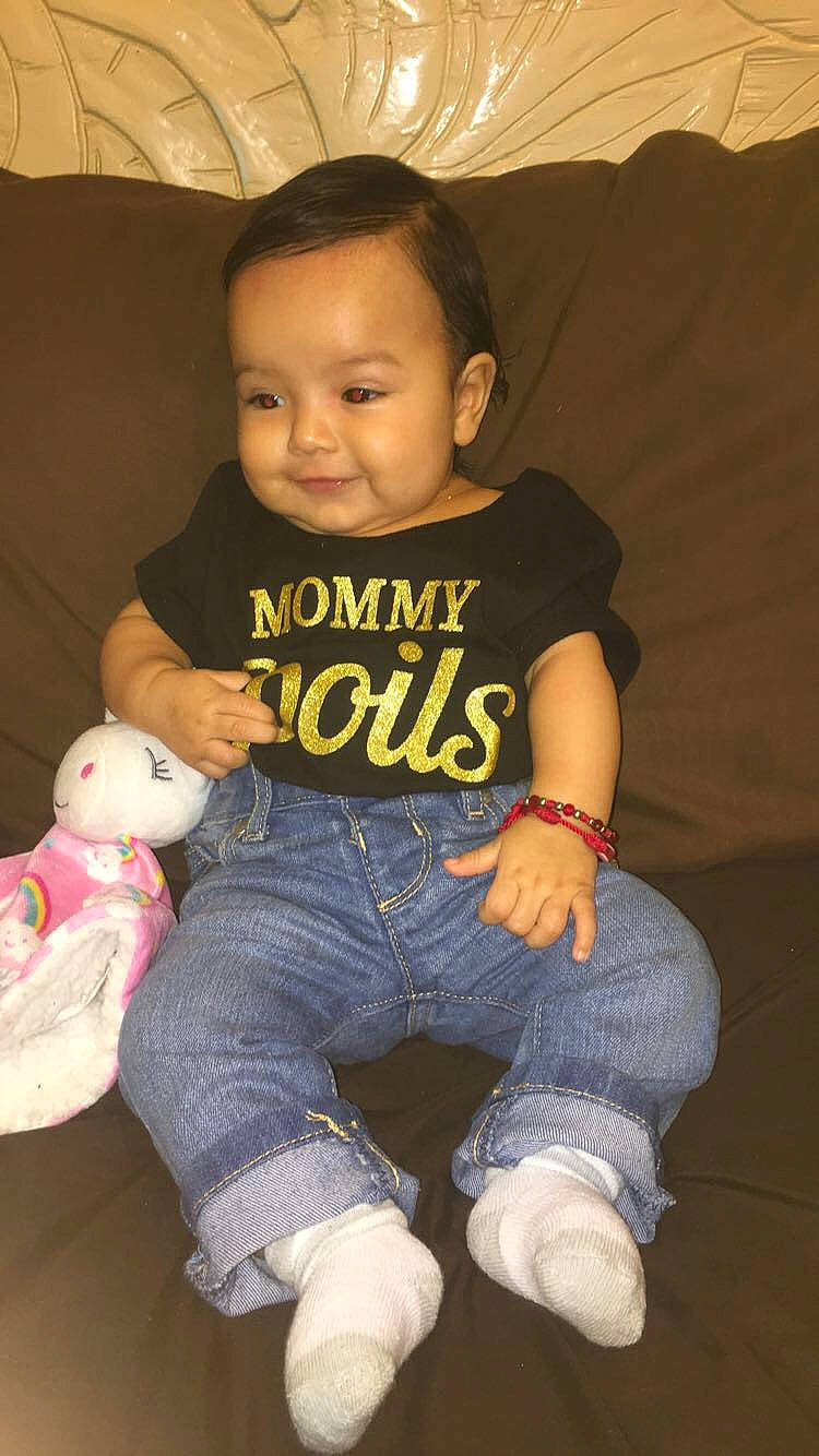 Leyla joined the competition — help win amazing prizes! arm, boy, cheek, child, cool, day, fun, girl, infant, leg, material, person, play, product, sitting, skin, smile, standing, textile, toddler