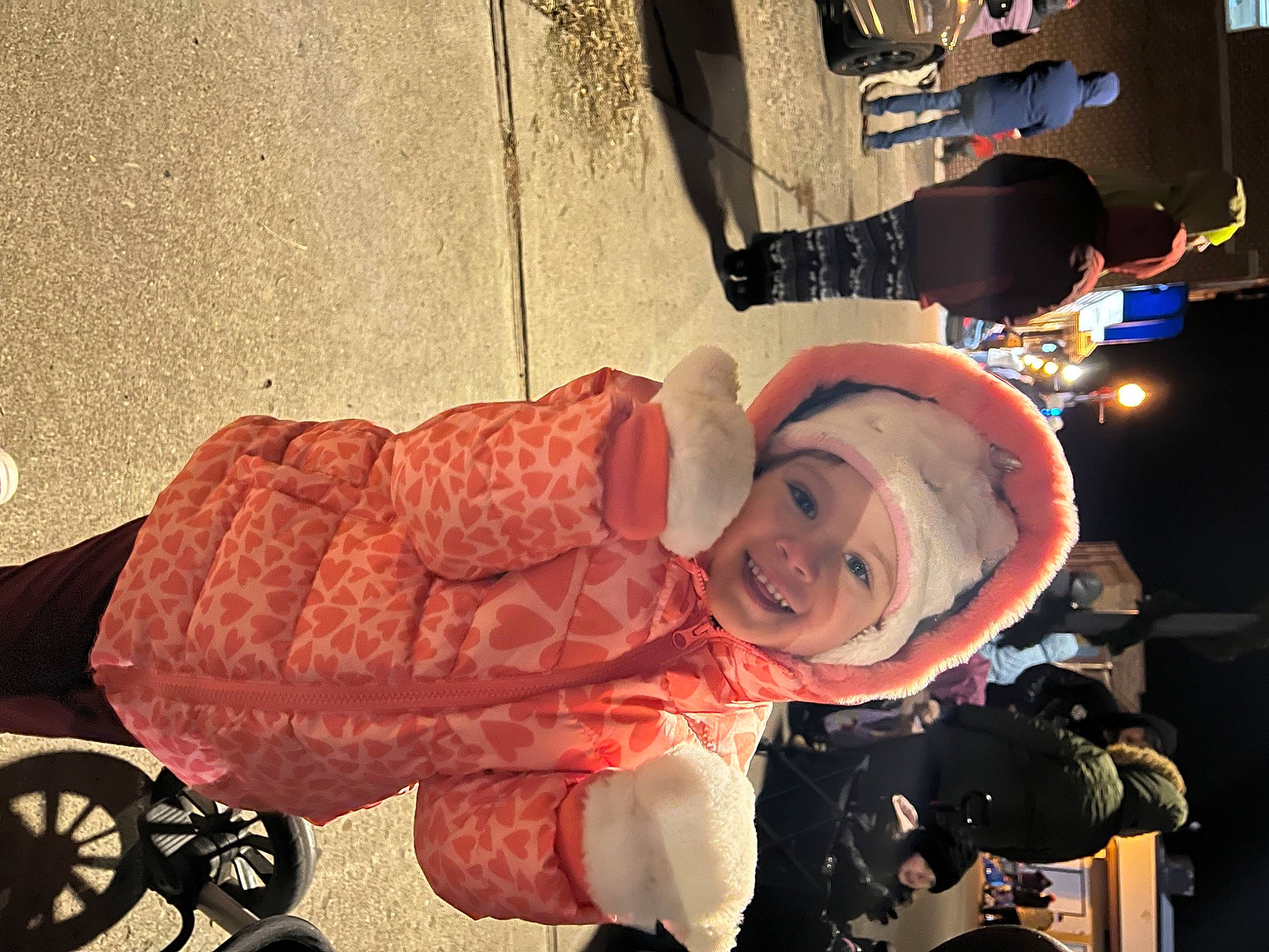 Kadee joined the competition — help win amazing prizes! baby_carriage, baby_products, carmine, cool, costume, costume_hat, event, fashion_accessory, fictional_character, fun, happy, hat, headwear, human_leg, joy, person, personal_protective_equipment, smile, tire, toddler