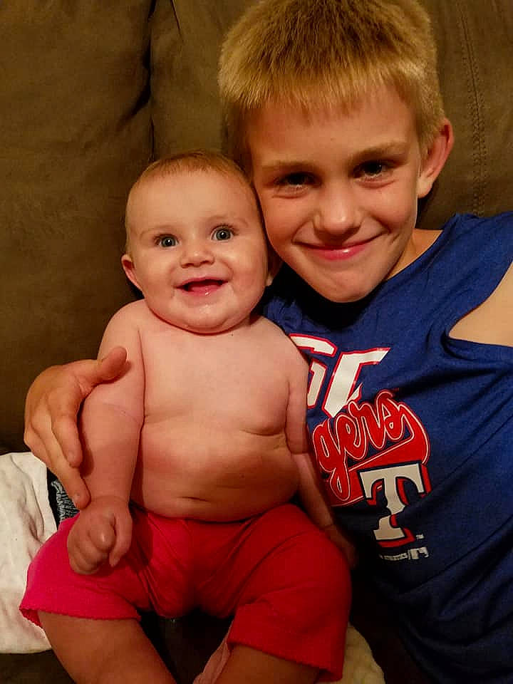 Ada joined the competition — help win amazing prizes! baby, blond, cheek, child, eye, face, facial_expression, fun, happy, head, human, joy, male, muscle, people, person, sibling, skin, smile, standing