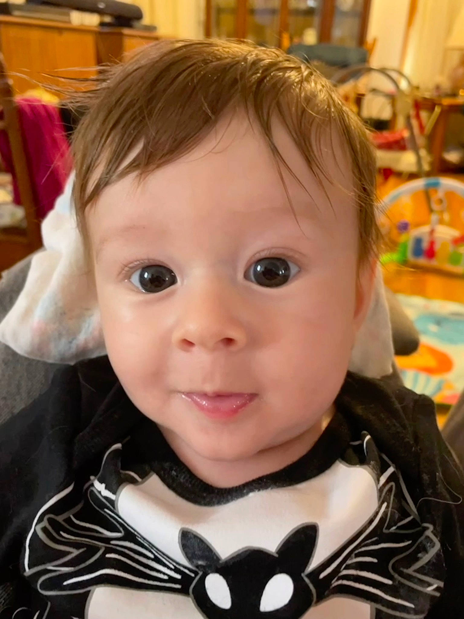 Raphael joined the competition — help win amazing prizes! baby, baby_toddler_clothing, cheek, chin, cool, eye, eyebrow, eyelash, facial_expression, hairstyle, happy, iris, lip, nose, organ, person, skin, sleeve, smile, toddler