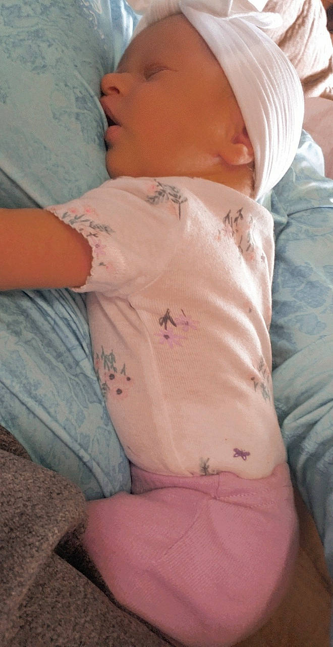 Kenzley is registered to the contest to win money with this photo: abdomen, baby, baby_sleeping, barechested, chest, child, comfort, elbow, human_body, human_leg, linens, navel, person, sleeve, stomach, tattoo, thigh, toddler, trunk, undergarment