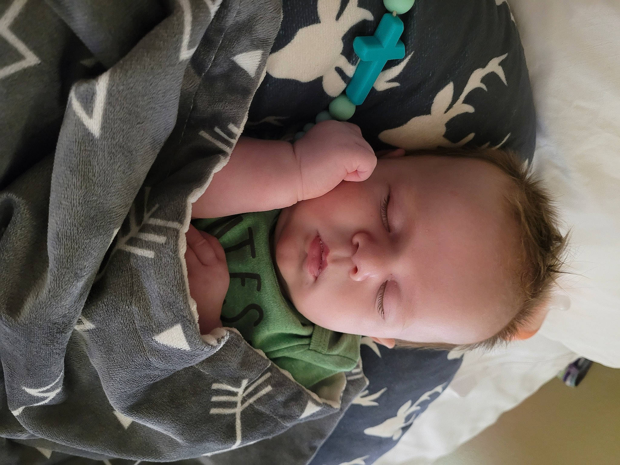 Brayden is registered to the contest to win money with this photo: baby, baby_carriage, baby_products, baby_toddler_clothing, cheek, child, comfort, hand, linens, pattern, person, plant, product, sitting, skin, sleep, sleeve, textile, thumb, toddler