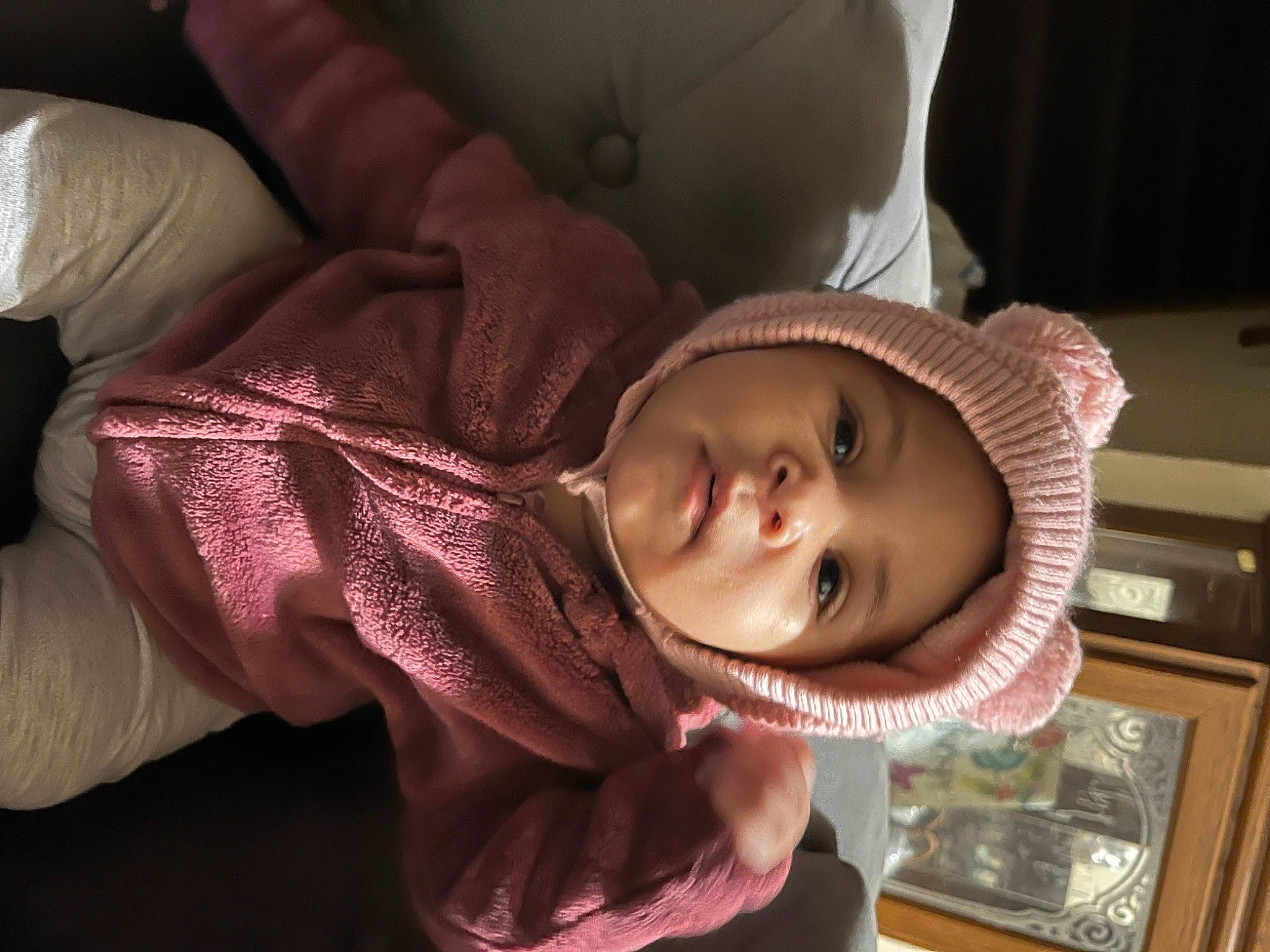 Amara joined the competition — help win amazing prizes! baby, baby_products, baby_toddler_clothing, cheek, child, comfort, ear, eyebrow, eyelash, fashion_accessory, happy, headgear, headwear, helmet, iris, lip, mouth, nose, person, skin