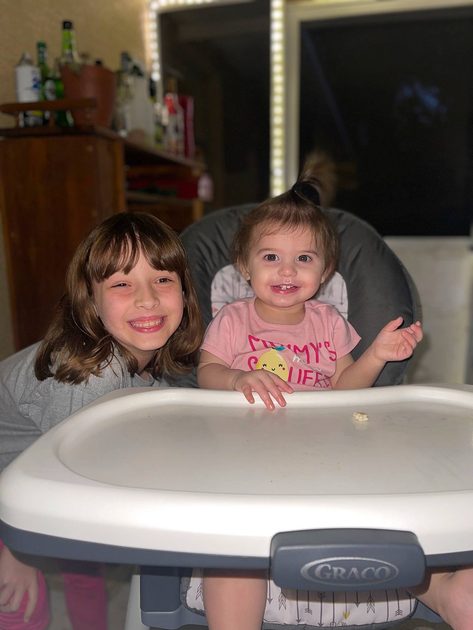 Dixie-lynn joined the competition — help win amazing prizes! baby, baby_toddler_clothing, chair, cheek, child, comfort, event, face, fun, happy, joy, people, person, photograph, room, sharing, sitting, skin, smile, t_shirt