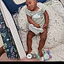 baby, sleeping, playpen, pillow, toy, infant, cozy, child, blanket, cute, peaceful, indoor, soft, resting, clothing, person, comfort, home, sleep, toddler