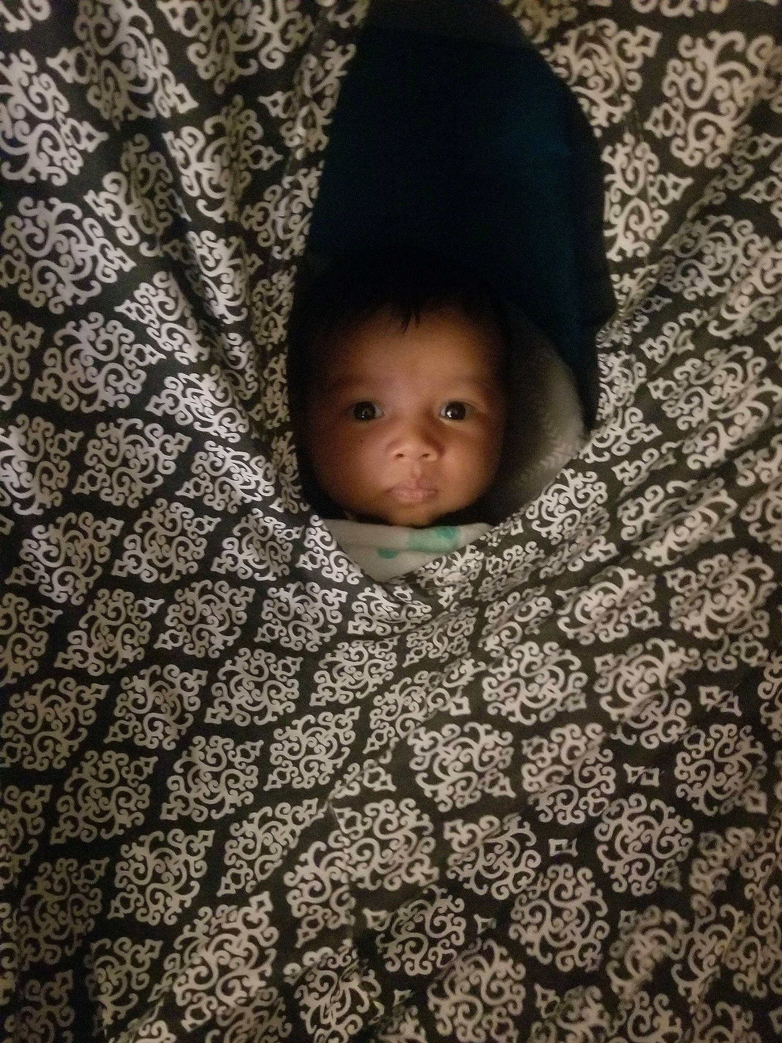 Jaydenn is registered to the contest to win money with this photo: baby, cheek, child, eye, face, flooring, head, headgear, nose, pattern, person, plant, skin, smile, toddler, tree, wood