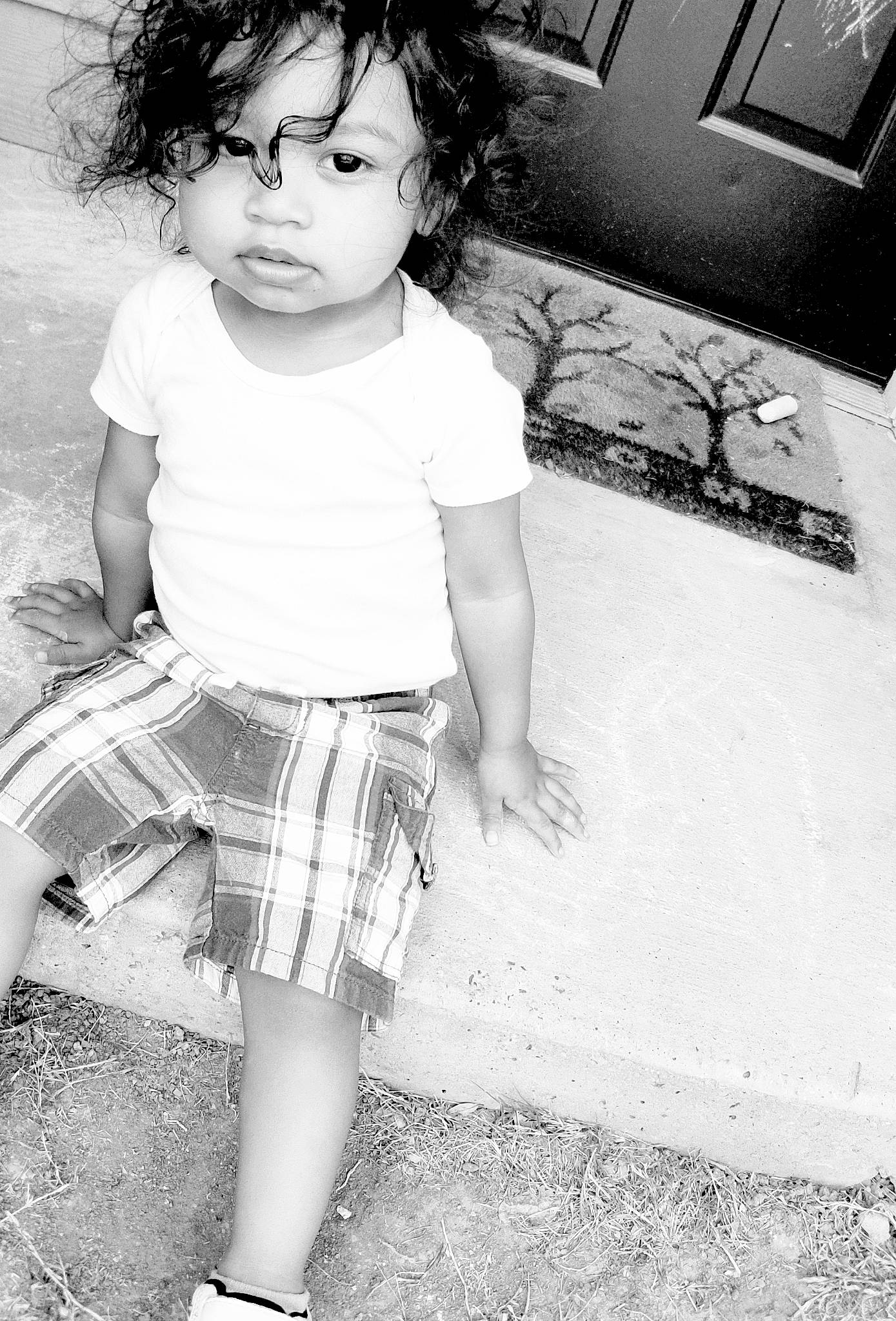 Jaxonn joined the competition — help win amazing prizes! beauty, black, black_and_white, child, eye, face, leg, male, monochrome, monochrome_photography, pattern, people, person, photograph, photography, skin, smile, snapshot, standing, toddler