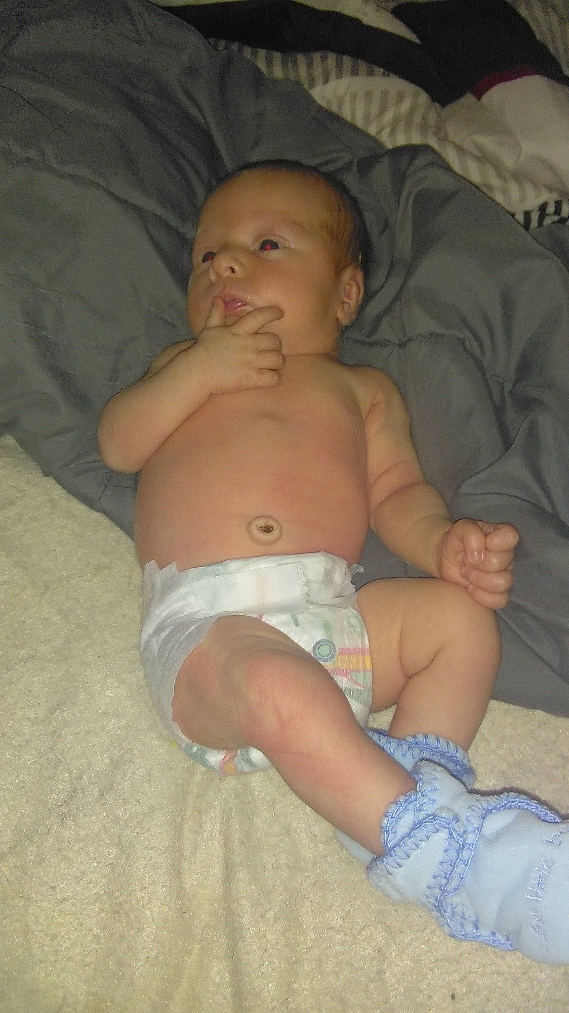 Onyx joined the competition — help win amazing prizes! abdomen, arm, baby, cheek, child, diaper, eye, leg, mouth, muscle, person, sitting, skin, stomach, thumb, toddler, trunk