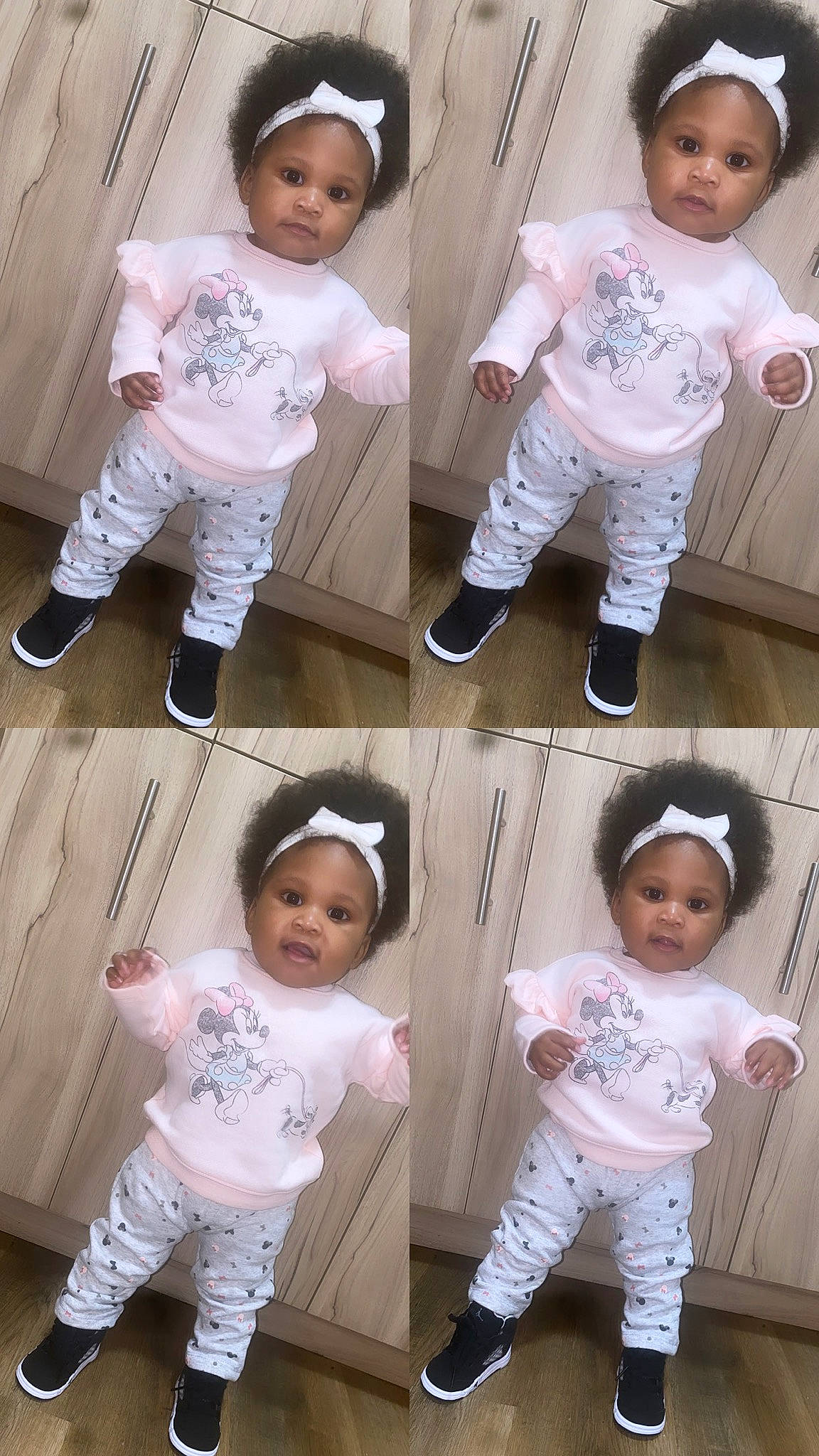 Ashanti joined the competition — help win amazing prizes! arm, baby_toddler_clothing, black, clothing, face, facial_expression, gesture, head, human, mammal, organ, outerwear, person, photograph, pink, product, skin, sleeve, standing, white