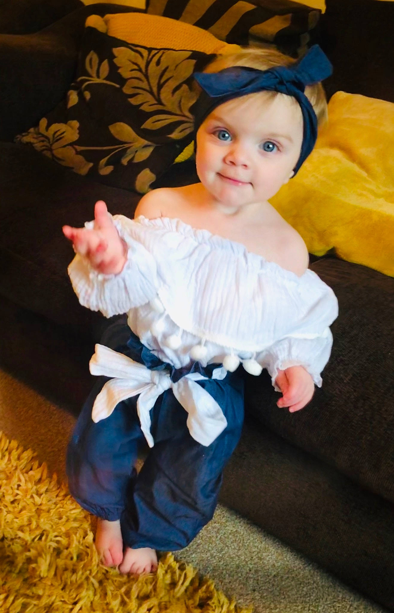 Iylah joined the competition — help win amazing prizes! baby, child, costume, person, smile, toddler