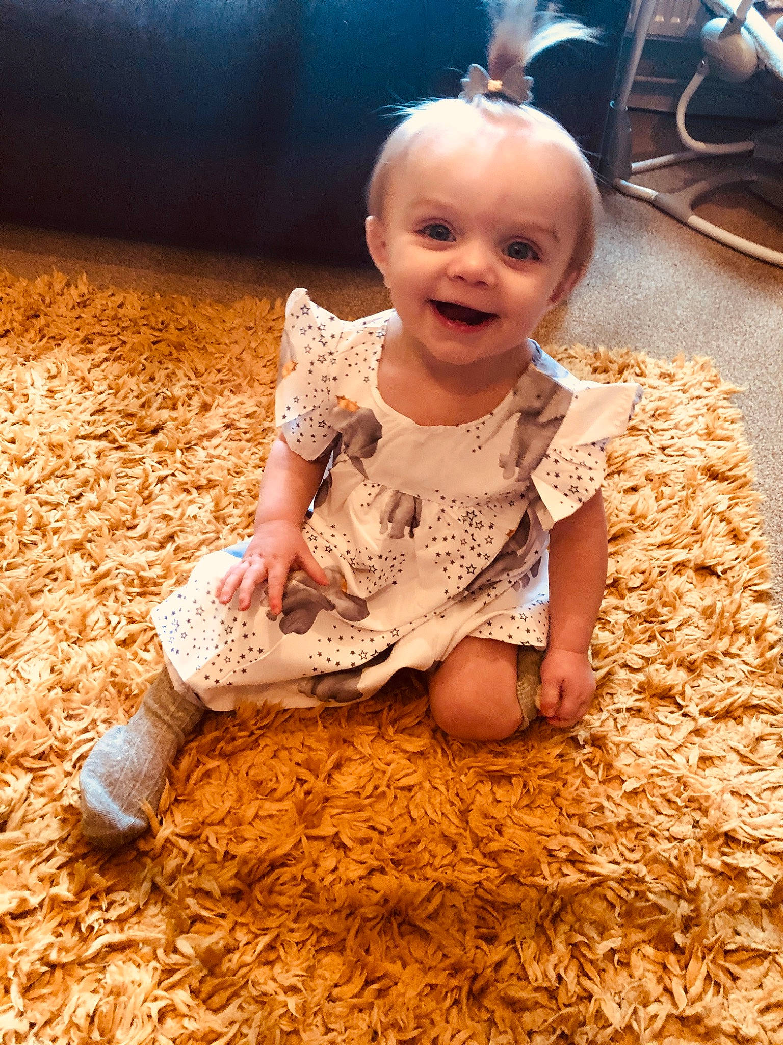 Iylah joined the competition — help win amazing prizes! baby, child, fawn, fun, happy, joy, leg, person, play, sitting, skin, smile, toddler