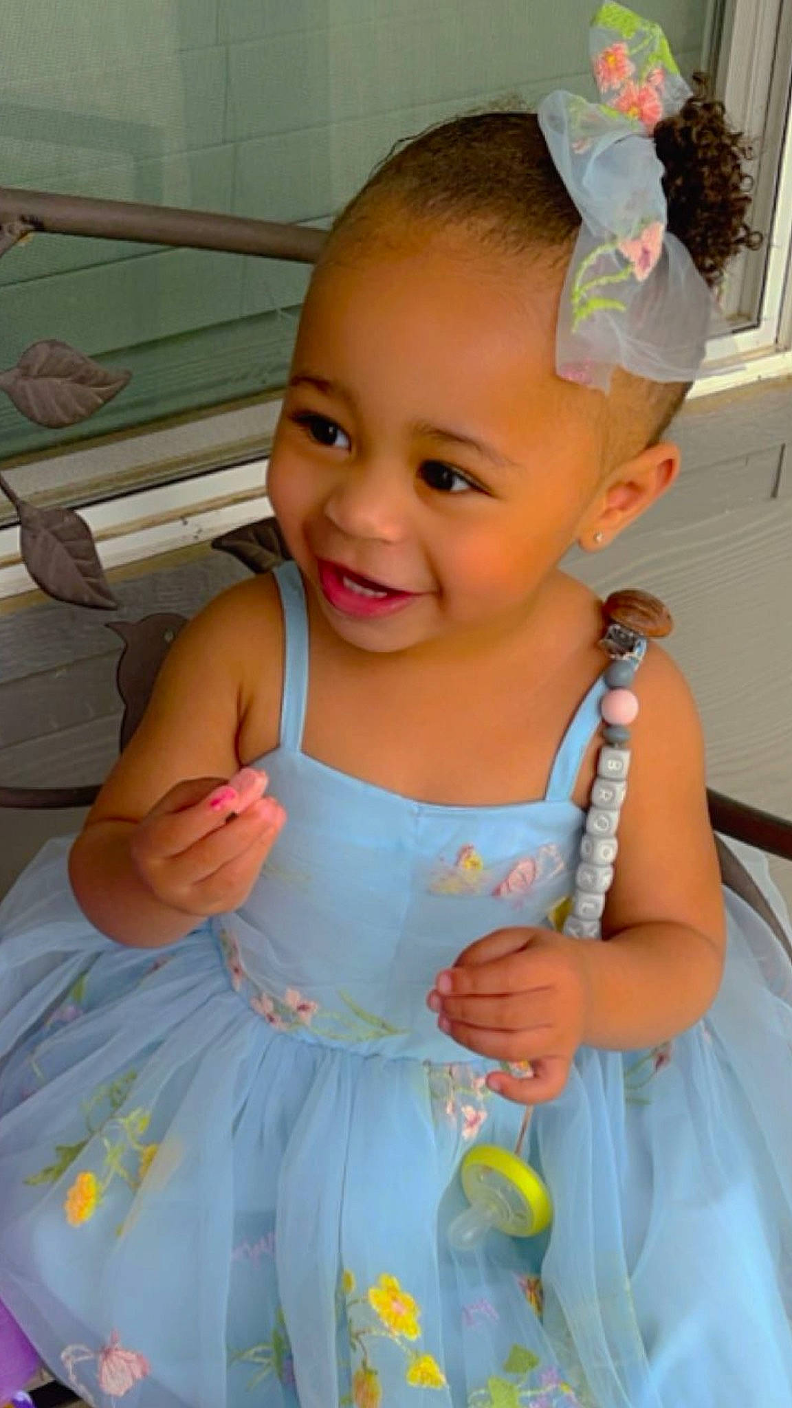 Brooklyn joined the competition — help win amazing prizes! arm, baby, baby_toddler_clothing, cheek, child, eyelash, finger, gesture, hairstyle, hand, happy, head, iris, joy, person, pink, product, skin, smile, summer