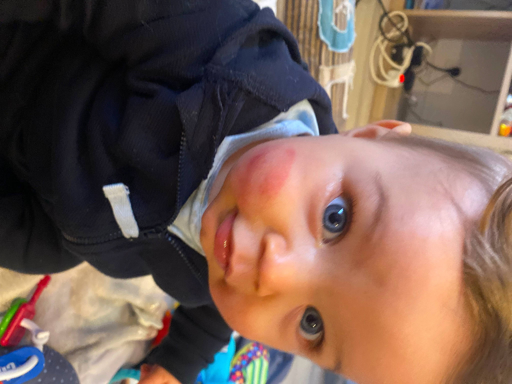 Jayden participe au concours pour gagner de l'argent avec cette photo : baby, baby_toddler_clothing, cheek, child, ear, eyelash, fun, happy, iris, leisure, lip, mouth, nose, person, portrait_photography, recreation, skin, smile, toddler, tree