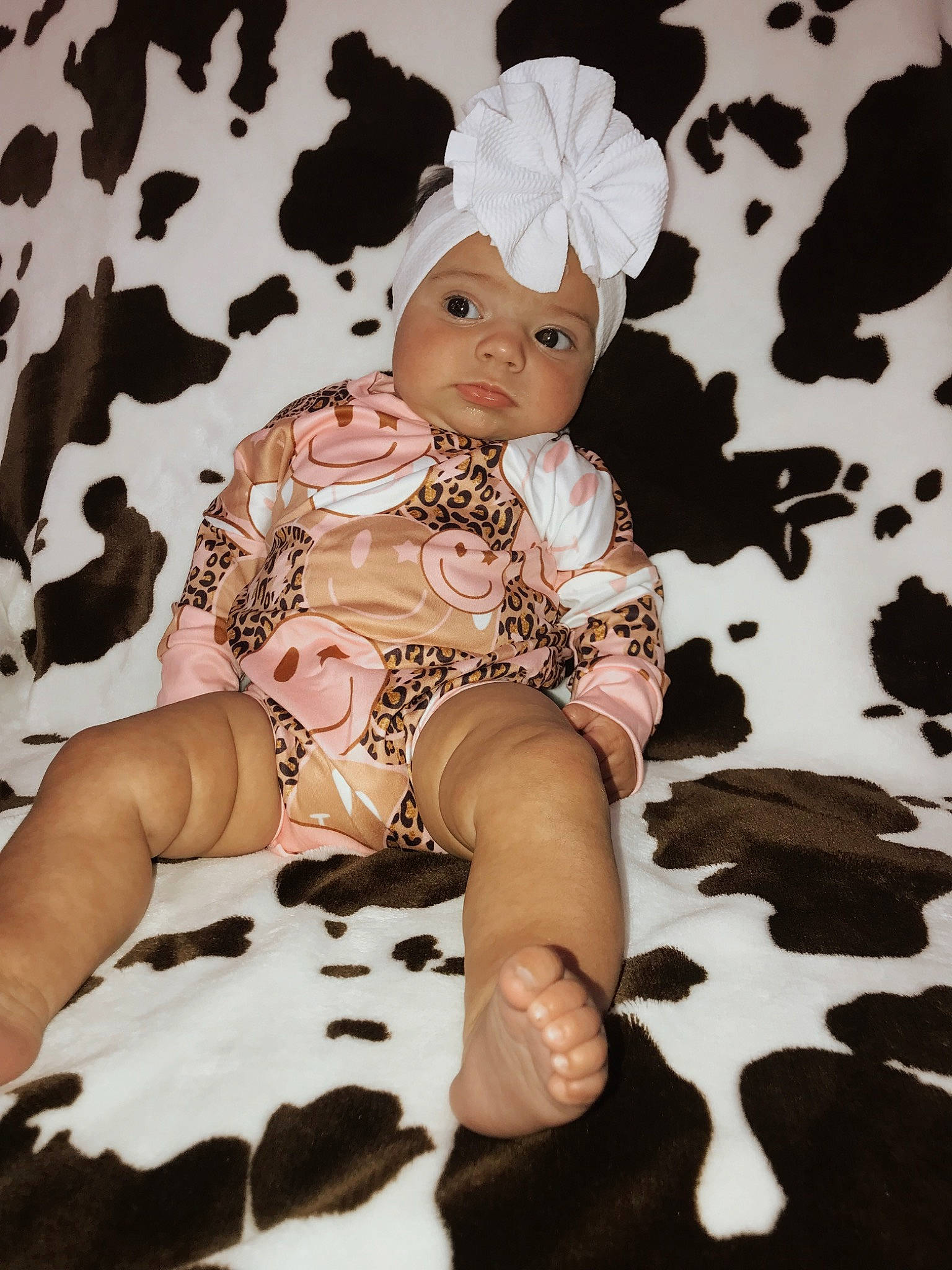 Laramee joined the competition — help win amazing prizes! arm, baby, baby_toddler_clothing, beauty, cap, cheek, chest, child, embellishment, fashion_design, fur, happy, headwear, human_leg, monochrome, pattern, person, sitting, sleeve, thigh