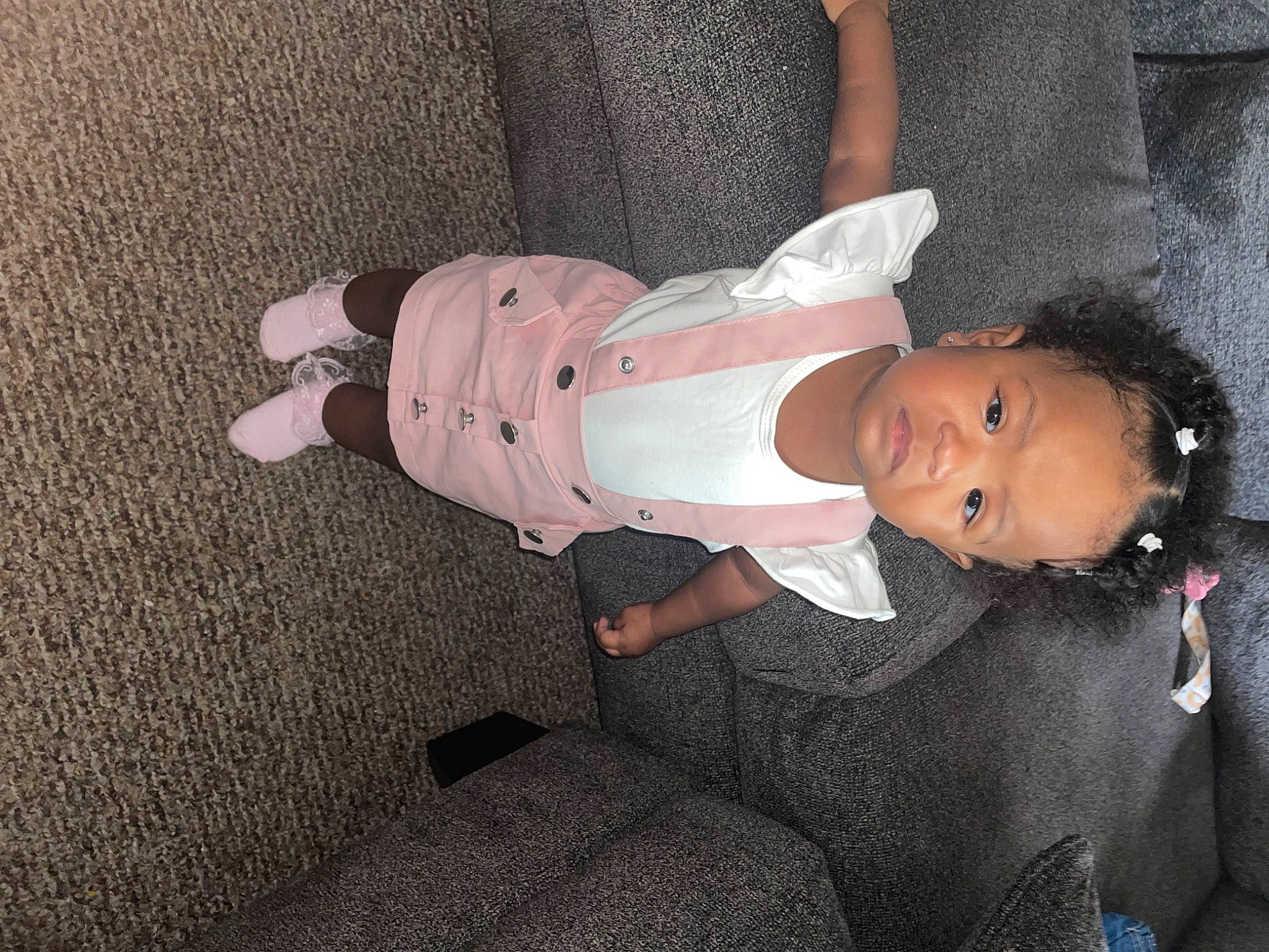 Alaia joined the competition — help win amazing prizes! baby, baby_products, baby_toddler_clothing, child, comfort, flooring, foot, fun, human_leg, knee, person, sleeve, smile, sock, thigh, toddler