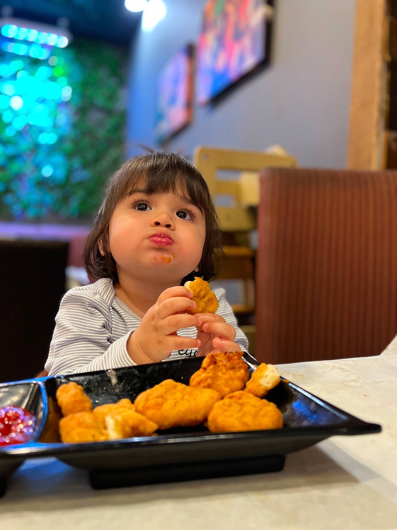 Alaia joined the competition — help win amazing prizes! chair, comfort_food, cuisine, dish, event, fast_food, finger_food, food, food_craving, fried_food, ingredient, junk_food, person, plate, recipe, room, sharing, table, tableware, television