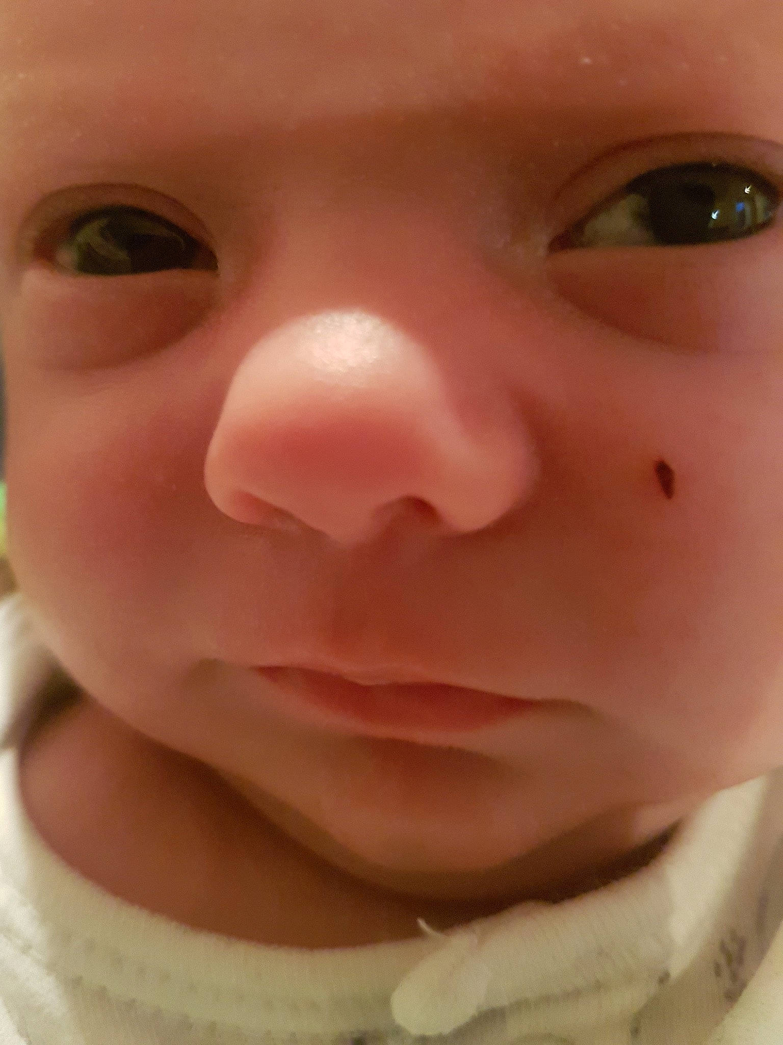 Xavia is registered to the contest to win money with this photo: baby, cheek, child, chin, close_up, eye, eyebrow, eyelash, face, facial_expression, forehead, head, jaw, lip, mouth, nose, person, skin, smile