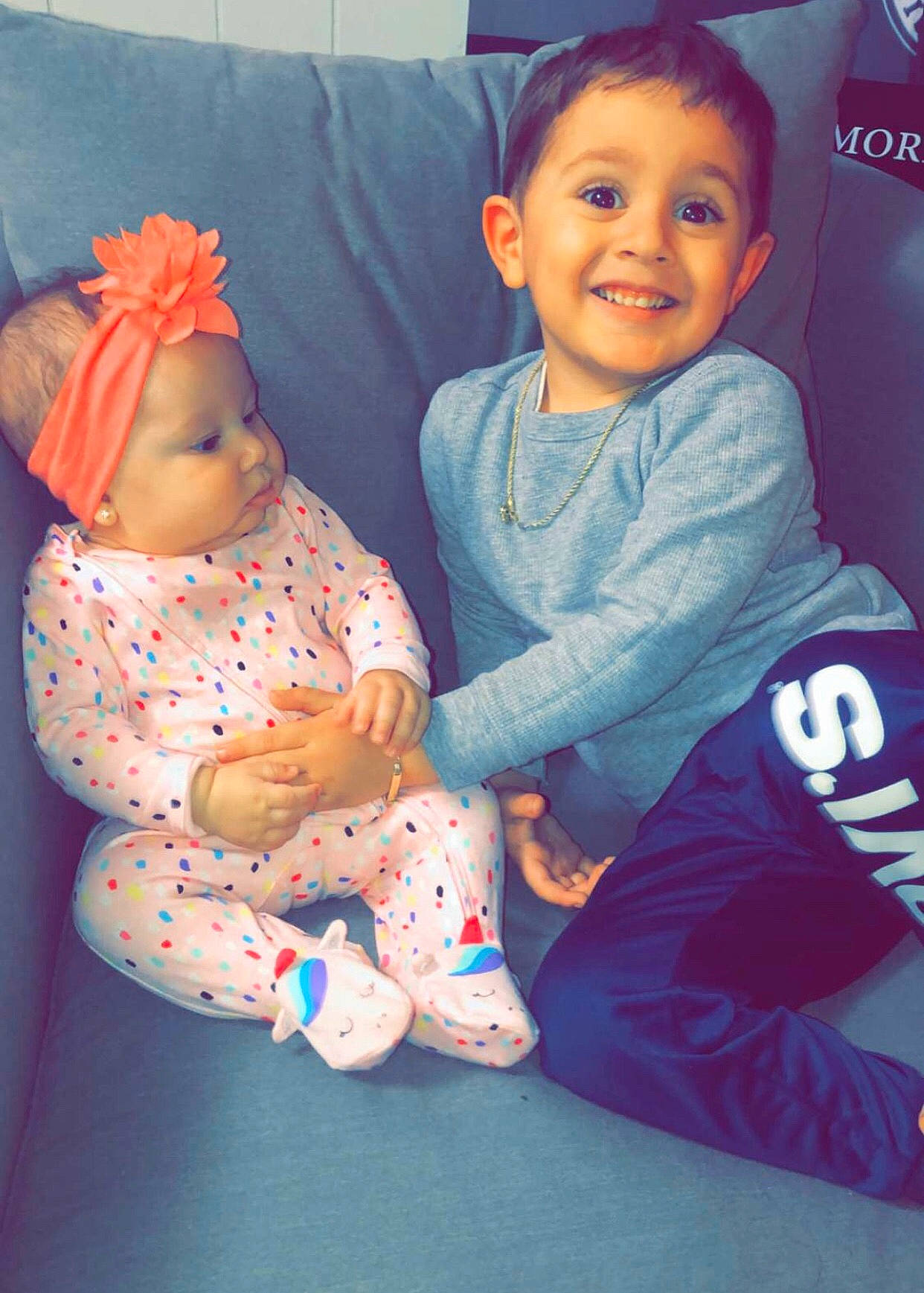 Malayna joined the competition — help win amazing prizes! baby, baby_products, cheek, child, headwear, joy, person, play, product, sibling, skin, smile, toddler