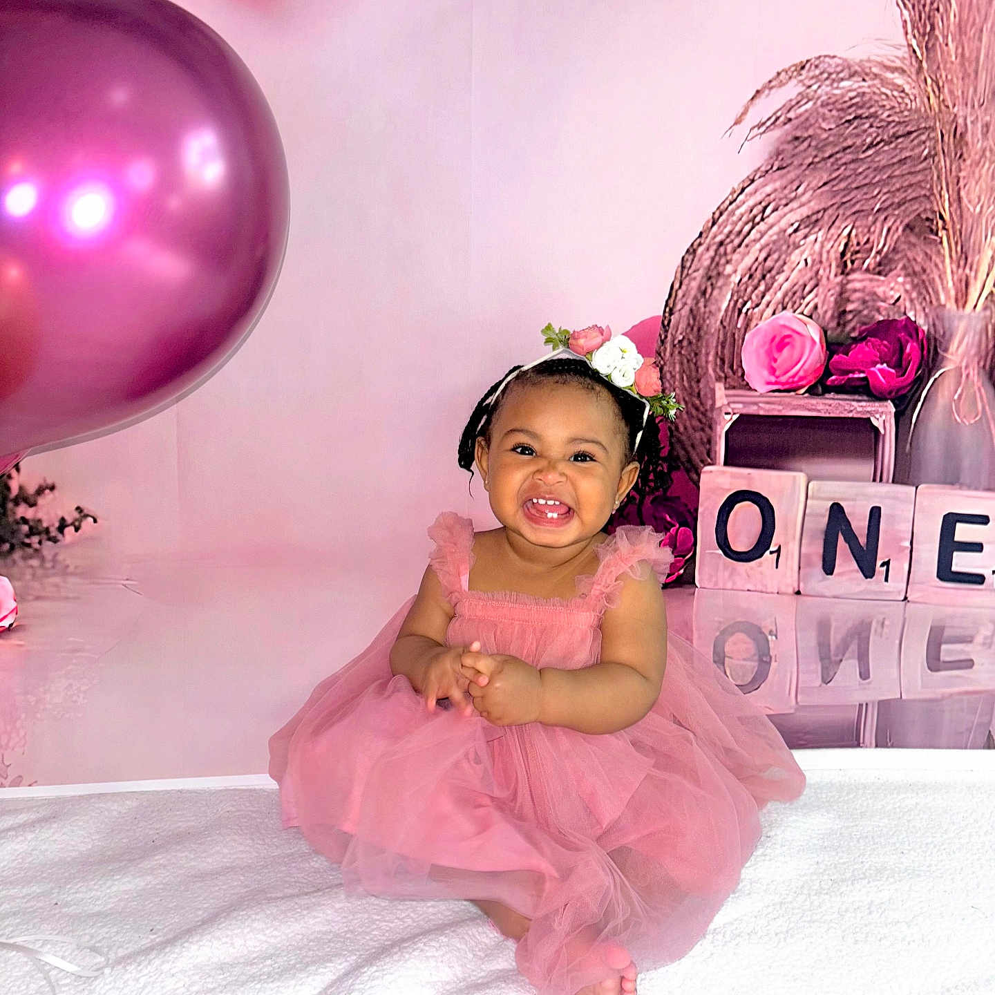 Zora joined the competition — help win amazing prizes! accessories, baby, balloon, clothing, dress, face, flower, formalwear, furniture, happy, head, indoors, people, person, photography, plant, portrait, purple, sitting, smile