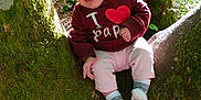 Cataleya participe au concours pour gagner de l'argent avec cette photo : baby, child, cute, forest, greenery, happy, leaves, moss, nature, outdoor, person, pink_pants, seated, smiling, socks, sunlight, sweatshirt, tree, trunk, woodland