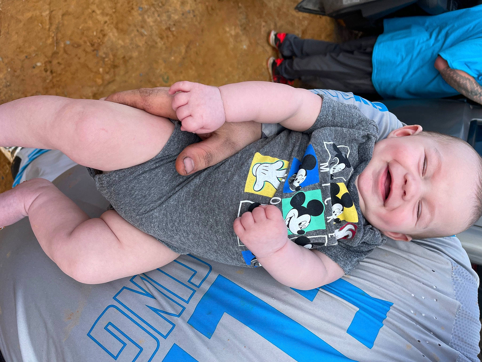 Bentlee joined the competition — help win amazing prizes! azure, baby, blue, child, elbow, electric_blue, finger, foot, fun, gesture, grass, hairstyle, hand, human_leg, interaction, nail, person, thigh, thumb, toddler