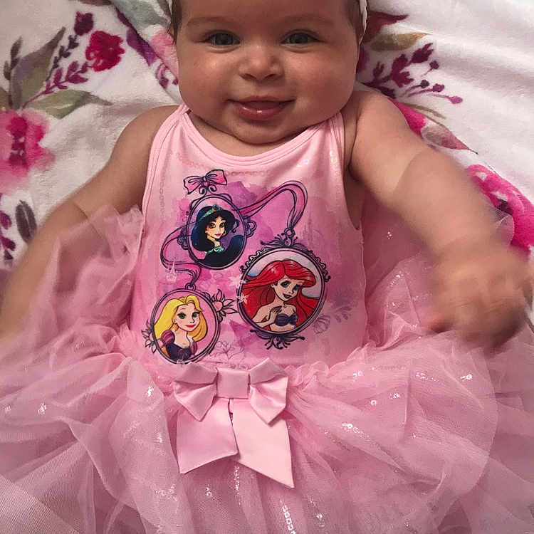 Lily Rose joined the competition — help win amazing prizes! baby, baby_products, baby_toddler_clothing, ballet_tutu, child, clothing, costume, dress, hair_accessory, headpiece, joy, person, pink, product, skin, toddler