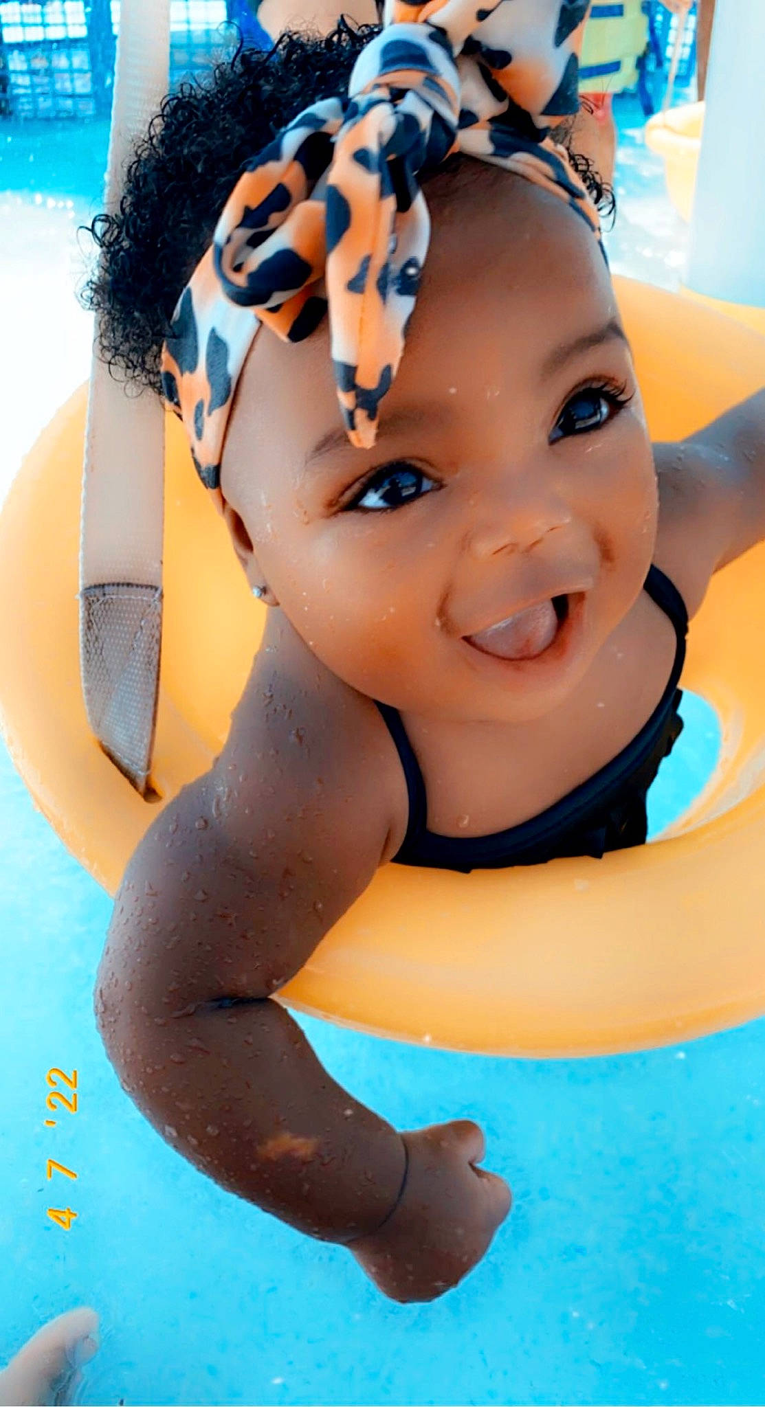 Liana joined the competition — help win amazing prizes! black_hair, blue, cap, child, electric_blue, event, eyebrow, eyelash, fashion_accessory, flash_photography, fun, happy, hat, headband, headpiece, joy, leisure, person, recreation, smile