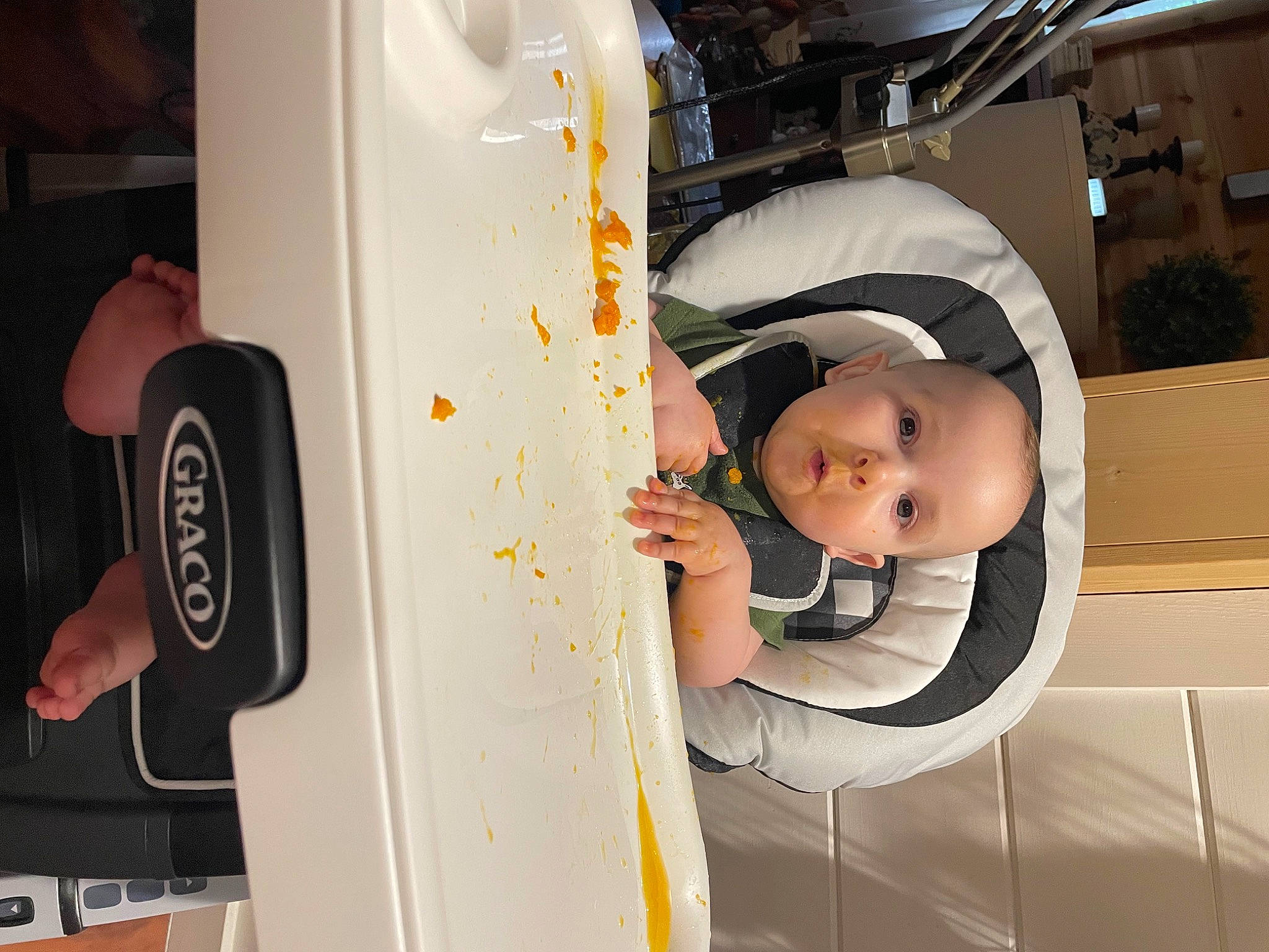 Brantley is registered to the contest to win money with this photo: baby, baby_products, baby_safety, baby_toddler_clothing, child, comfort, food, fun, machine, nail, person, room, toddler, vehicle_door