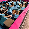 Khalid joined the competition — help win amazing prizes! child, toddler, baby, foam_pit, foam_blocks, indoor_playground, playground, trampoline, pink_padding, blue_blocks, brown_blocks, reaching, sitting, face, portrait, short_hair, clothing, recreation, colorful, indoor