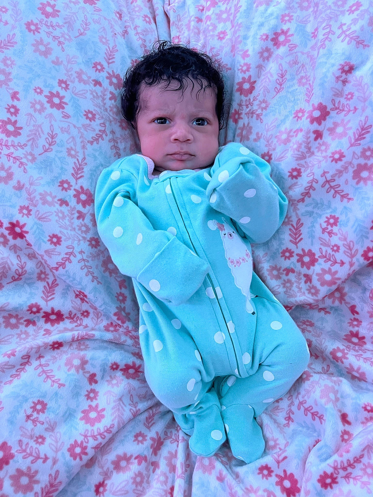 Naiely is registered to the contest to win money with this photo: aqua, arm, azure, baby, baby_toddler_clothing, collar, dress_shirt, electric_blue, eye, formal_wear, happy, linens, magenta, outerwear, pattern, person, pink, skin, sleeve, textile