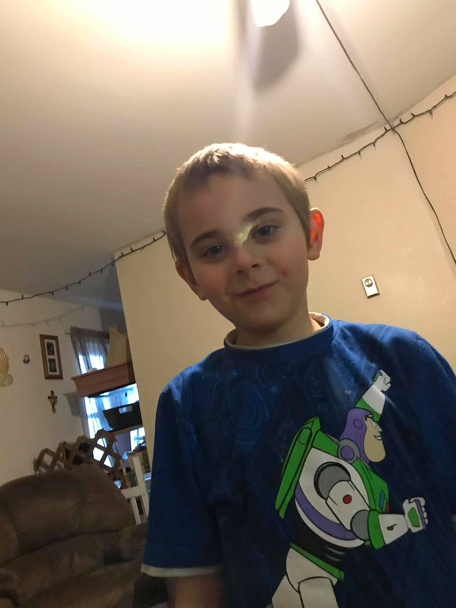 Kyler joined the competition — help win amazing prizes! arm, child, cool, face, forehead, fun, head, person, photography, room, selfie, smile, t_shirt, toddler