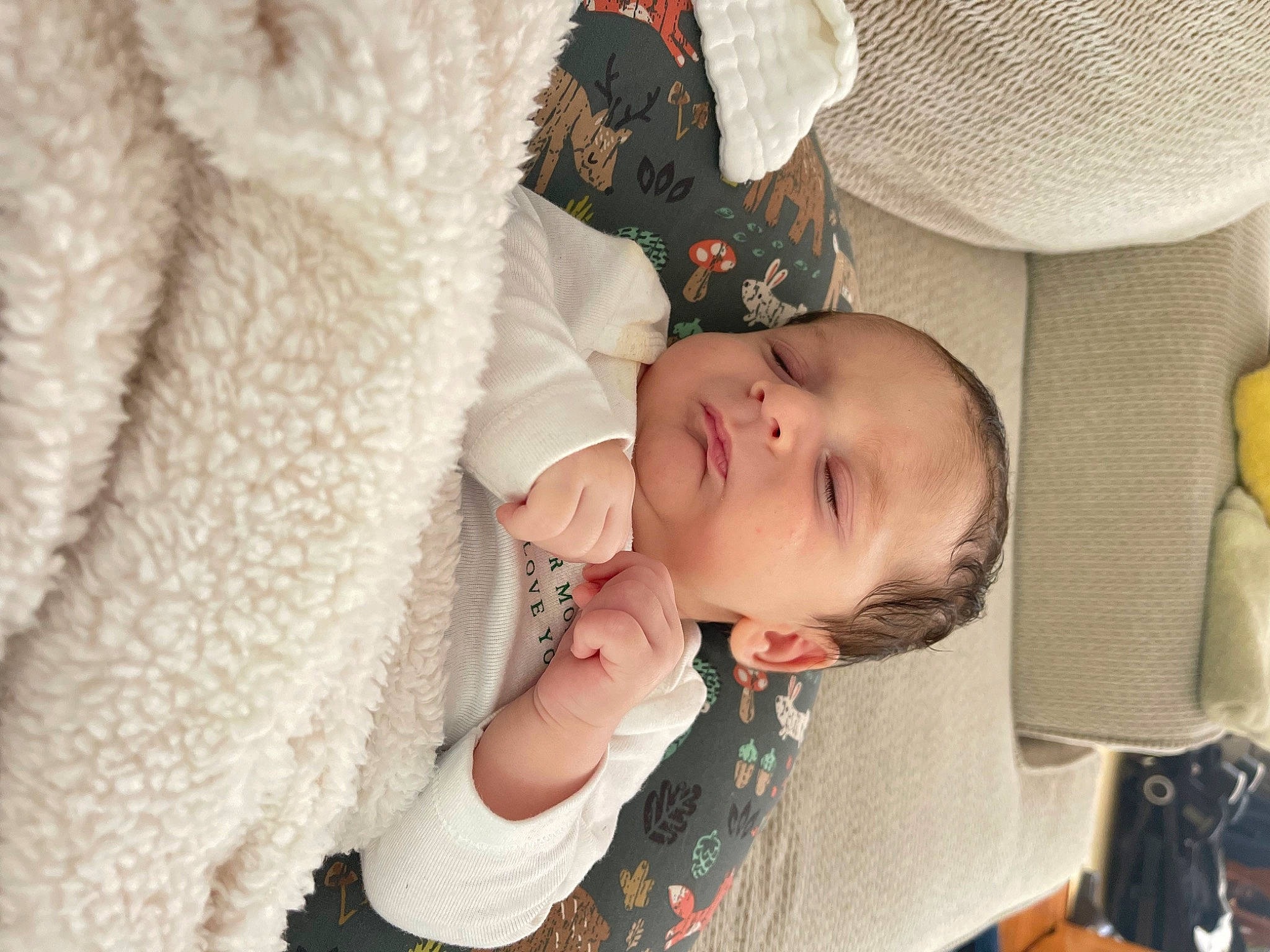 Hollis is registered to the contest to win money with this photo: baby, baby_products, baby_sleeping, baby_toddler_clothing, bedtime, car_seat, child, comfort, eyelash, fashion_accessory, happy, linens, nail, nap, pattern, person, skin, sleep, sleeve, textile