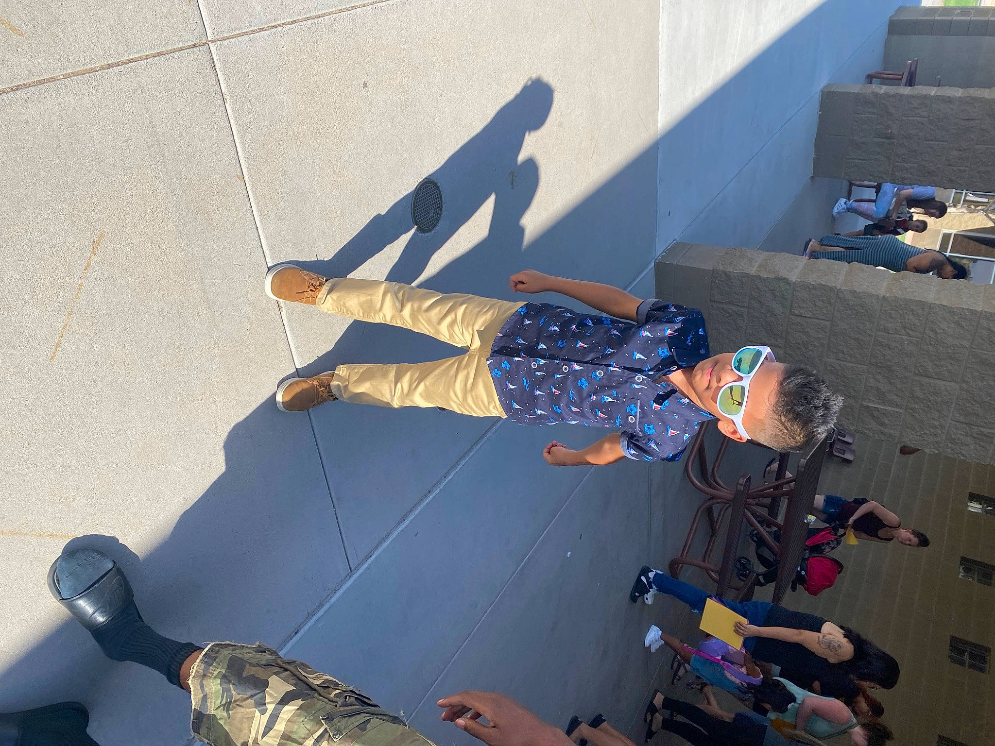 Naquan joined the competition — help win amazing prizes! adventure, concrete, elbow, electric_blue, fish, fun, human_leg, knee, leisure, person, recreation, rope, shadow, t_shirt, under_exposed, walking_shoe