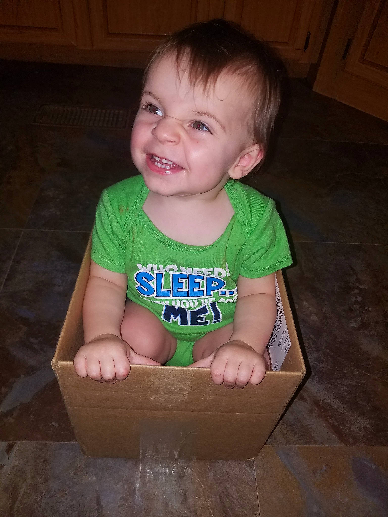 Kayden joined the competition — help win amazing prizes! baby, baby_toddler_clothing, child, fun, joy, person, play, skin, smile, toddler