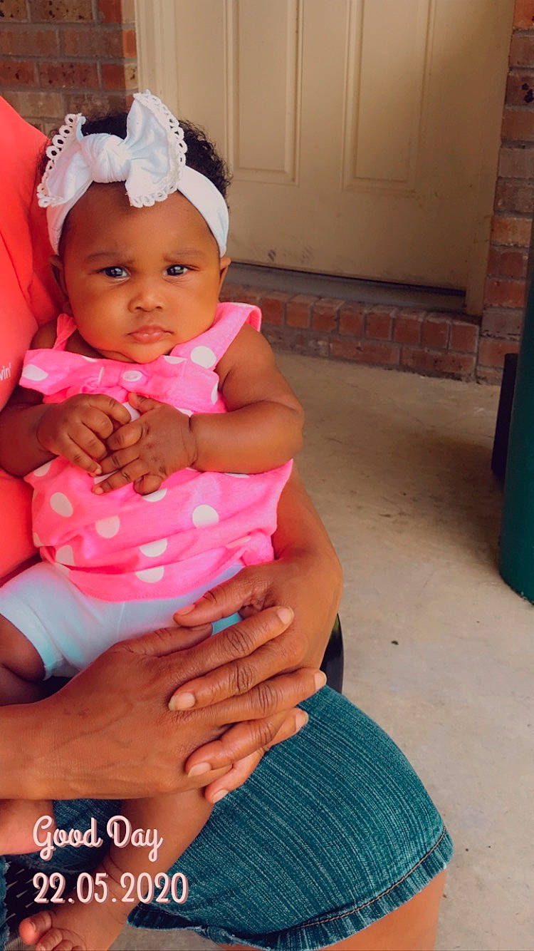 Macy joined the competition — help win amazing prizes! abdomen, baby, baby_products, baby_toddler_clothing, cheek, child, finger, hair_accessory, hand, headband, headgear, headwear, neck, person, pink, sitting, skin, smile, thumb, toddler