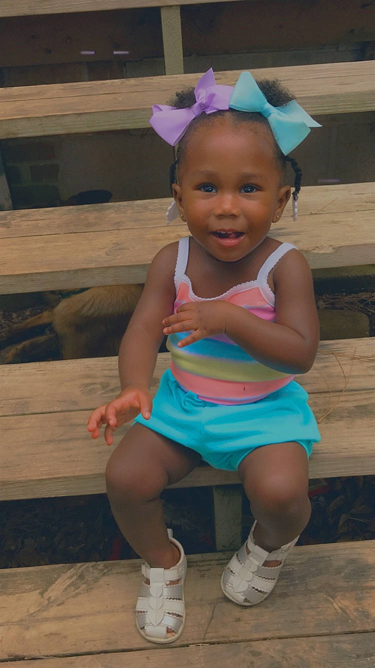 Madilyn is registered to the contest to win money with this photo: baby, baby_toddler_clothing, child, costume, headgear, person, smile, toddler