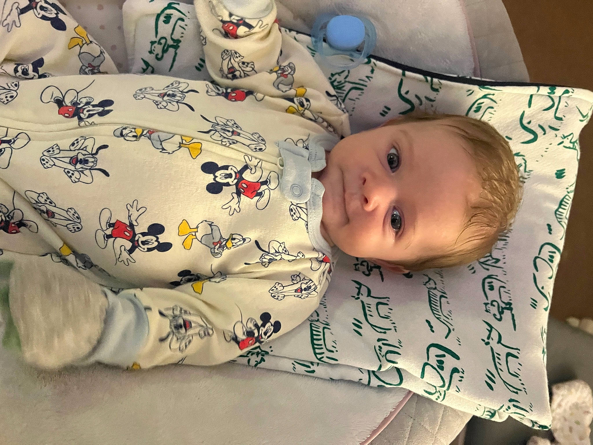 Drake joined the competition — help win amazing prizes! baby, baby_products, baby_safety, baby_toddler_clothing, bedding, bedtime, child, comfort, eye, face, happy, head, linens, pattern, person, sitting, skin, sleeve, smile, textile