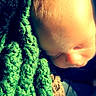 Zayden joined the competition — help win amazing prizes! baby, sleeping, blanket, knitted, green, hand, face, head, infant, soft, light, peaceful, cute, cozy, texture, warm, closeup, rest, child, portrait