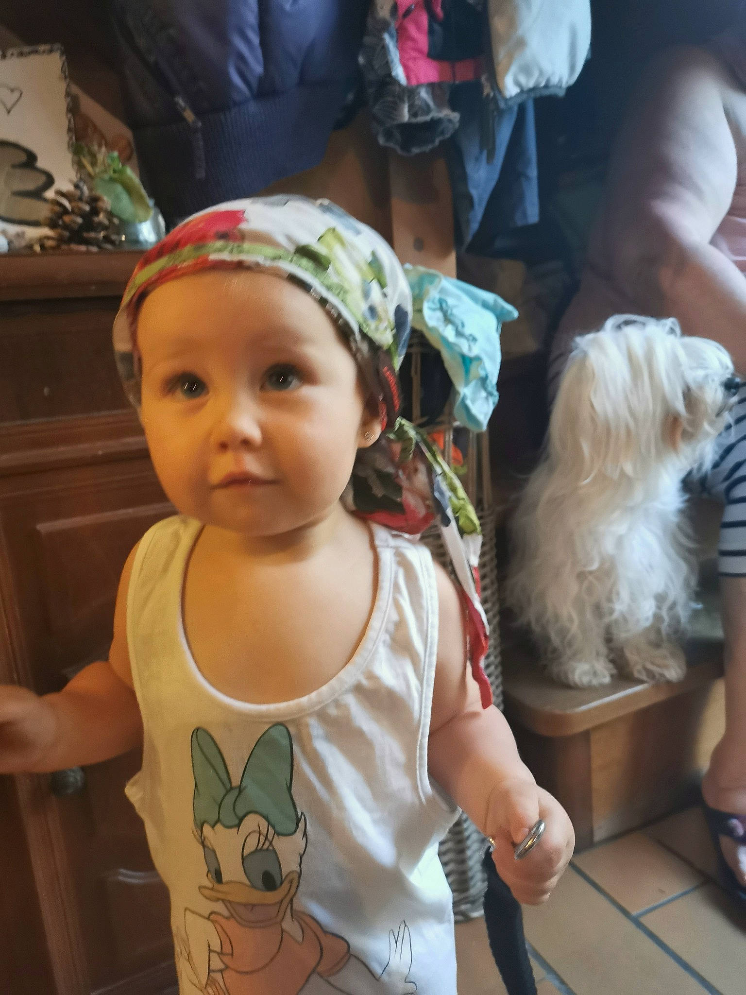 Julia a rejoint le concours — aidez-le/la à gagner de superbes lots ! baby, baby_toddler_clothing, cap, carnivore, child, companion_dog, cool, dog, dog_breed, eye, fun, hairstyle, happy, head, headwear, human, person, skin, snapshot, summer