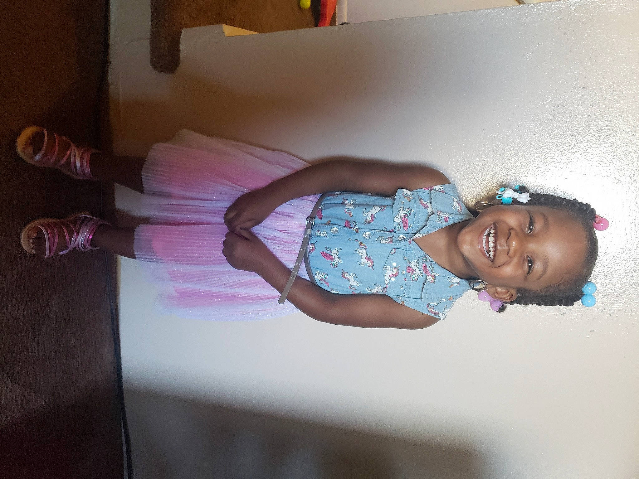 Aubrie is registered to the contest to win money with this photo: arm, baby, birth, child, house, joint, joy, leg, muscle, person, pink, room, shoulder, skin, sleep, toddler