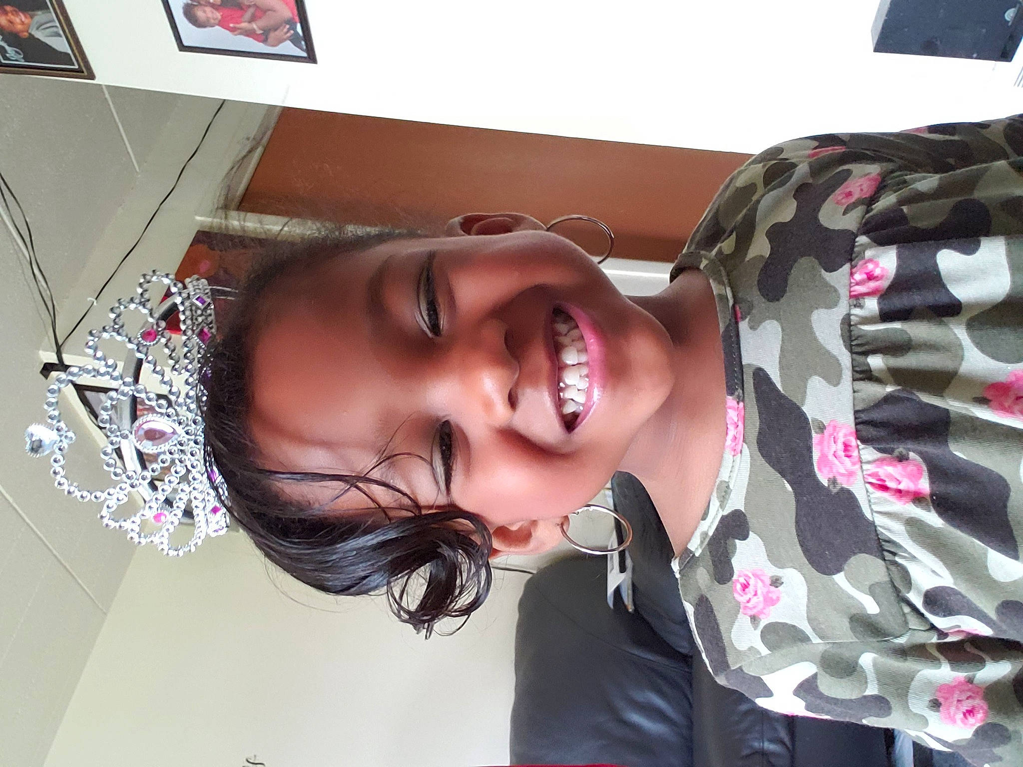 Aubrie is registered to the contest to win money with this photo: black_hair, blurred, cheek, chin, cool, ear, eyebrow, face, facial_expression, forehead, fun, hair, head, joy, lip, mouth, neck, nose, person, photography