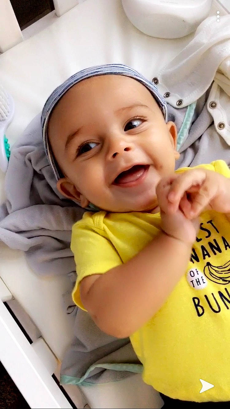 Hassan joined the competition — help win amazing prizes! baby, baby_products, cheek, child, nose, person, product, skin, smile, toddler, yellow