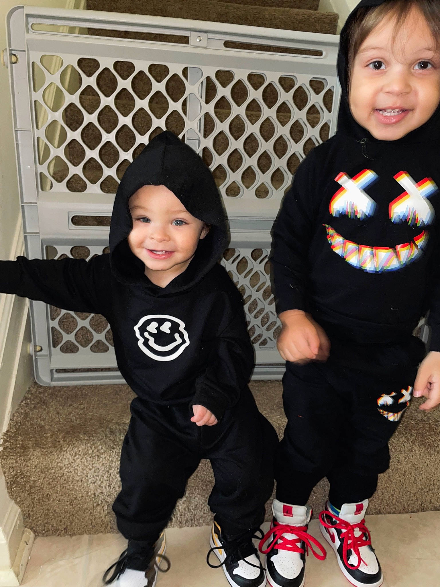 Josiah joined the competition — help win amazing prizes! baby_toddler_clothing, black, eye, face, fashion, fun, happy, hat, head, headgear, headwear, joy, leg, outerwear, person, product, shoe, sleeve, smile, sneakers
