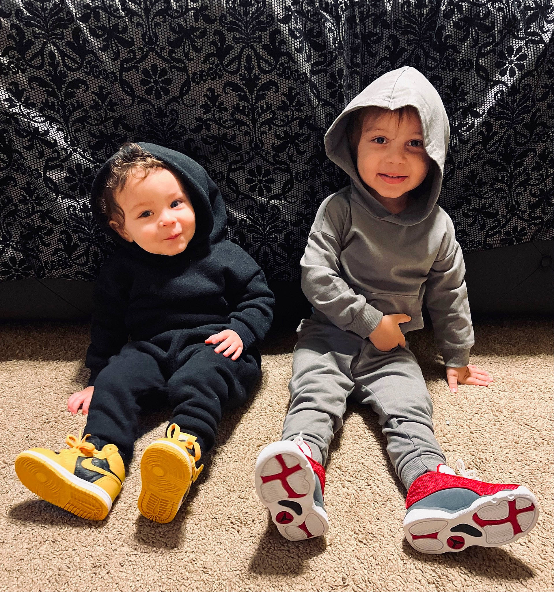 Josiah joined the competition — help win amazing prizes! child, clothing, cool, face, facial_expression, footwear, fun, grass, happy, headwear, joy, mammal, outerwear, people_in_nature, person, shoe, sleeve, smile, sneakers, standing